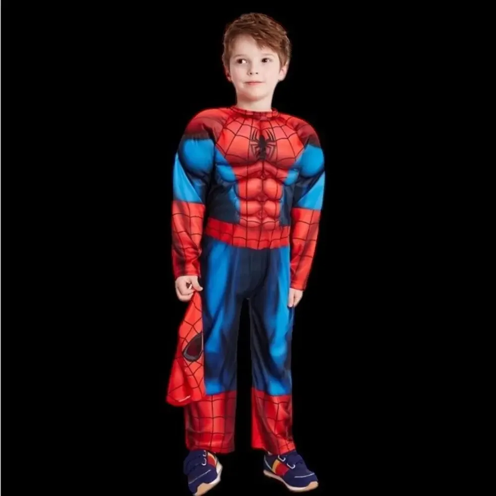 Marvel Imagine Spider-Man Costume Size Medium Youth Full Body suit no mask or… - Picture 3 of 11